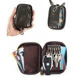 Leather Key Wallet Man Housekeeper Keys Organizer