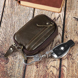 Leather Key Wallet Man Housekeeper Keys Organizer