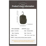 Leather Waist Fanny Pack Earphone Bag Mini Key Holder Pouch