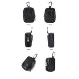 Leather Waist Fanny Pack Earphone Bag Mini Key Holder Pouch