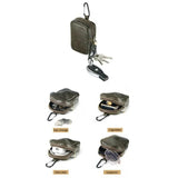 Leather Waist Fanny Pack Earphone Bag Mini Key Holder Pouch