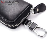 Leather Key Wallet 7 Colors Key Organizer Key Bag Holder Car Housekeeper Wallet