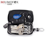 Leather Key Wallet 7 Colors Key Organizer Key Bag Holder Car Housekeeper Wallet