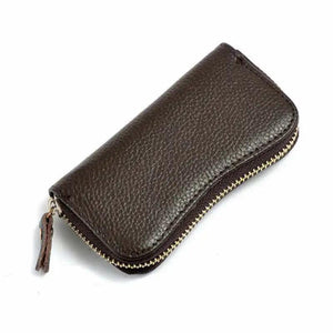 ESIPOSS Leather Keychain Holder Bag Purse Key Wallet Case