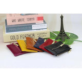 100% Oil Waxing Leather Key Wallet Unisex Housekeeper Multi-function Key Bags
