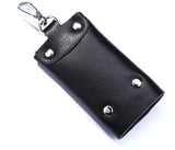 Men's Leather Key Holder Bag Keychain Cowhide Key Case