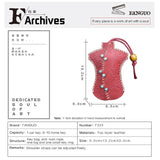 Leather Car Key Wallet Holder Soft Bag Key Case For Men