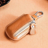 Leather Vintage Keys holder Zipper car key case