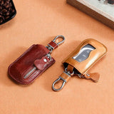 Leather Vintage Keys holder Zipper car key case