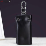 Travel Leather Key Holder Organizer Wallet Ring Keychain