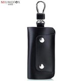 Travel Leather Key Holder Organizer Wallet Ring Keychain