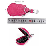 Arrival Car Key Cover PU Leather Zipper Keychain Holder Travel Wallet