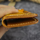 Veg-taned Leather Key Wallet Purse Keychain Key Cases Keychain Pouches