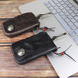 Vintage Leather Key Bag Car Key Case Wallet Pouch