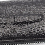 Unisex Crocodile Pattern Key Wallets Organizer Bag Men Multifunction