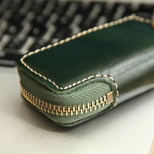 Leather Key Pouch Smart Key Bag 6*10.5cm