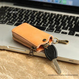 Leather Key Pouch Smart Key Bag 6*10.5cm