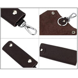 Vintage Car Key Pouch Bag Case Leather KeyChain Unisex Key Bag
