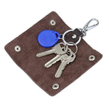 Vintage Car Key Pouch Bag Case Leather KeyChain Unisex Key Bag
