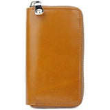 Arrivals Oil Wax Leather Unisex Key Wallet High Cowhide Multi-function