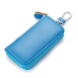 Leather Multi-Function Key Bag with Zipper
