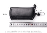 Leather Multi-Function Key Bag with Zipper