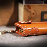 Men Leather Key Wallets Zipper Car Key Wallet