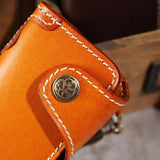 Men Leather Key Wallets Zipper Car Key Wallet