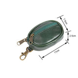 Men Leather Key Wallets Zipper Car Key Wallet Multifuctional Key Case