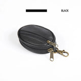 Men Leather Key Wallets Zipper Car Key Wallet Multifuctional Key Case