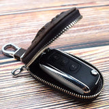 Layered Alligator Print Car Key Bag Retro Waist Hanging Lock Key Bag