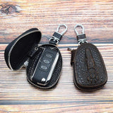 Layered Alligator Print Car Key Bag Retro Waist Hanging Lock Key Bag