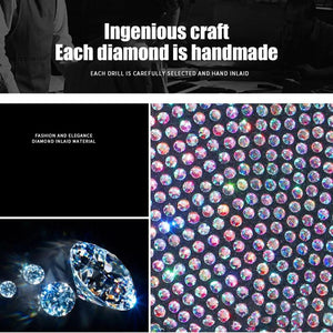 Unisex Water Drill PU Leather Key Bag Wallet Housekeepers Car Holder Case