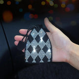 Unisex Water Drill PU Leather Key Bag Wallet Housekeepers Car Holder Case