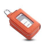 Double Layer Zipper Car Key Case Multi-functional Key Bag Unisex Keychain Wallet