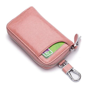 Leather KeyChain Organizer Wallet Holder