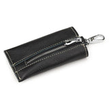 Casual Style Leather Key Wallet Unisex Key Chain