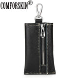 Casual Style Leather Key Wallet Unisex Key Chain