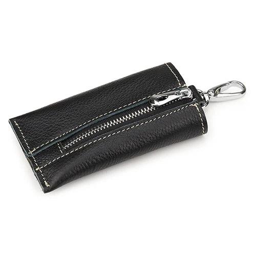 Casual Style Leather Key Wallet Unisex Key Chain