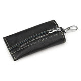 Casual Style Leather Key Wallet Unisex Key Chain