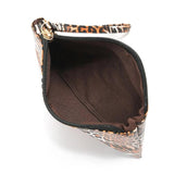 Leopard Flower Print Short Wallet Purse Handbag