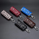 Crocodile Pattern Leather Key Holder Organizer Key Case Wallet
