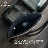 Dog Pull Type Key Rings Car Smart Keychain Fob Hanging Leather Case