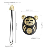 Leather Housekeeper Key Holder Retro Smart Key Case Keyring Pouch