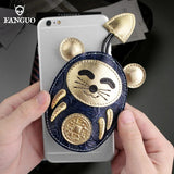 Leather Housekeeper Key Holder Retro Smart Key Case Keyring Pouch