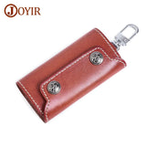 Leather Men Key Wallet Holder Business Organizer
