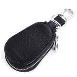 Crocodile Pattern Leather Car Key Holder Keychain Case