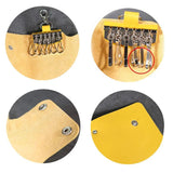 30PCS PU Leather Keychain Holder Car Keychain Clip Key Wallet