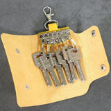 30PCS PU Leather Keychain Holder Car Keychain Clip Key Wallet