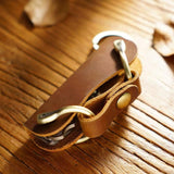 Vintage Leather Key Bag, Manual Key Storage Bag, Car Key Bag